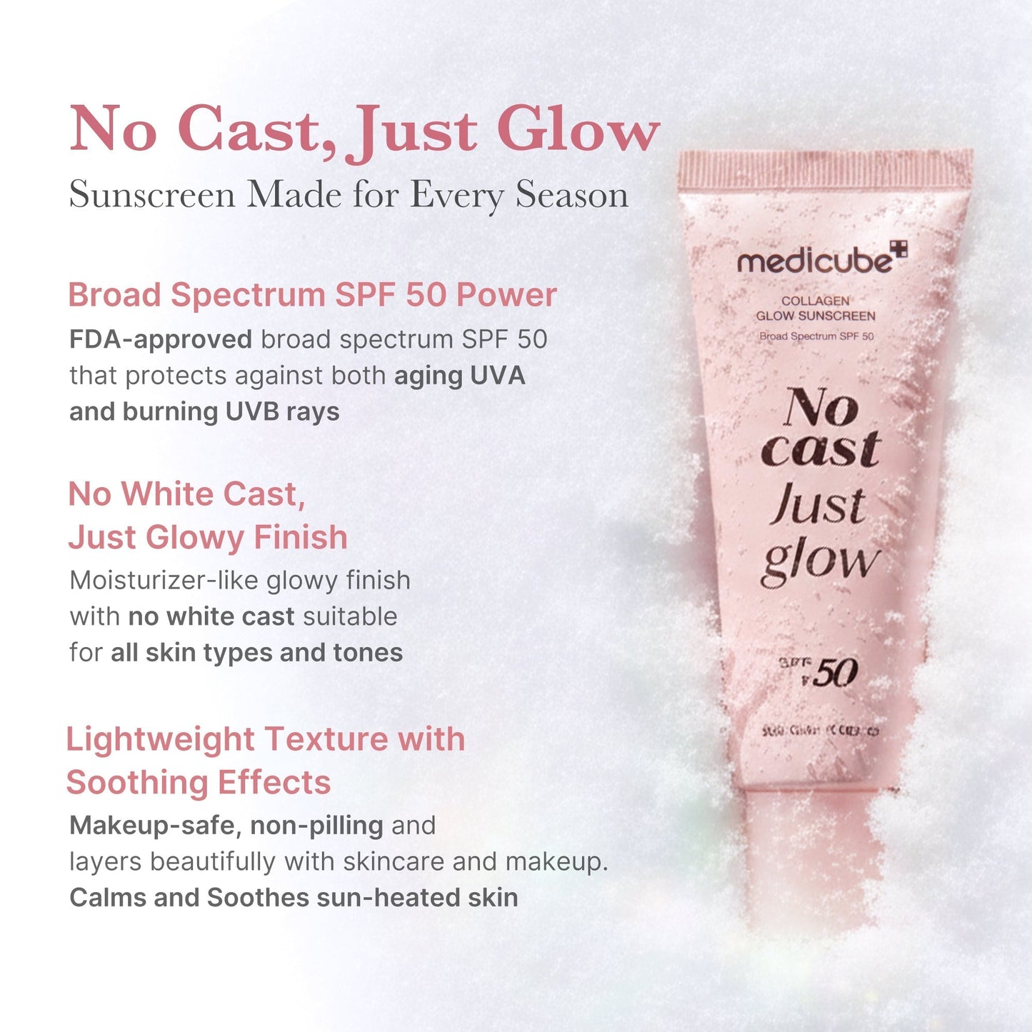 No Cast Just Glow Collagen Sunscreen