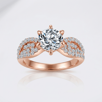 Rose Gold Diamond Legacy Ring by Rose & Oliver - product image 1