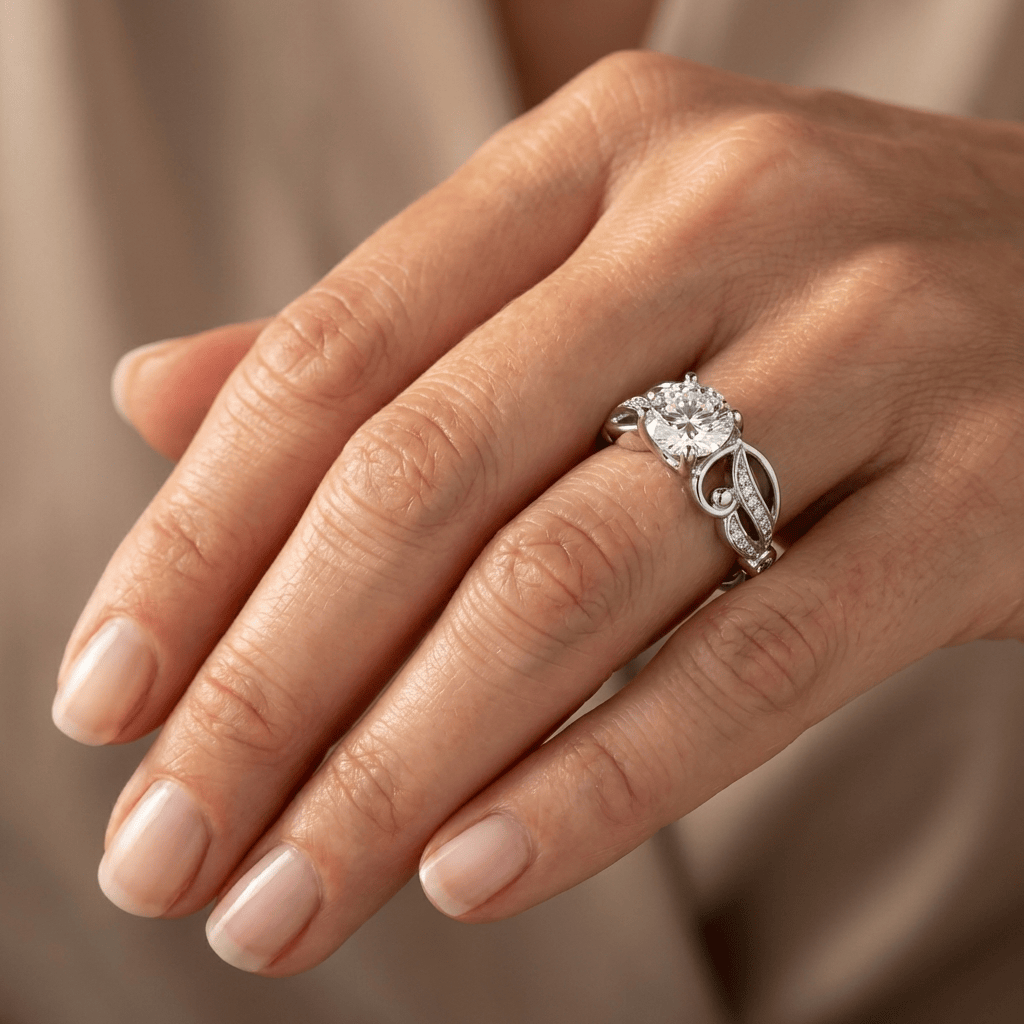 Silver Zirconia Infinity Love Ring by Rose & Oliver - product image 2
