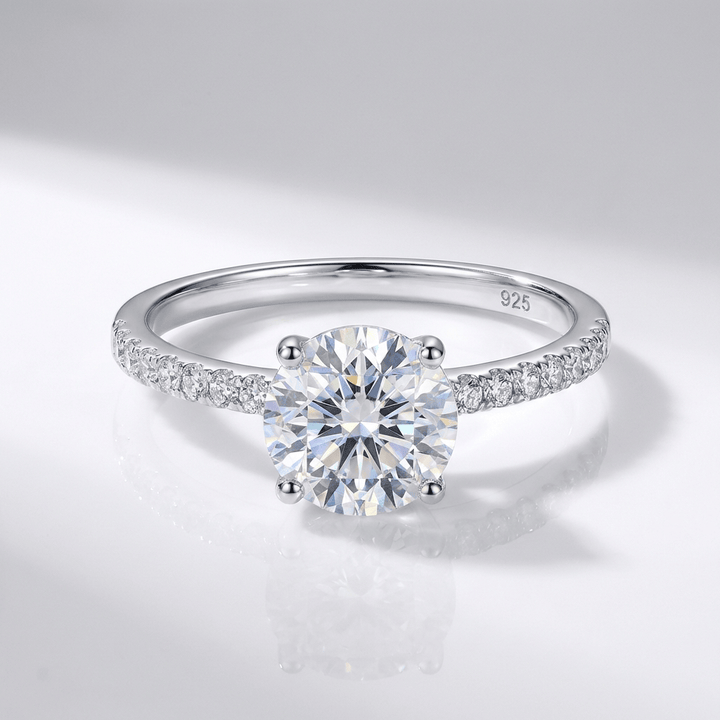 Classic Round Zirconia Silver Ring by Rose & Oliver - product image 1