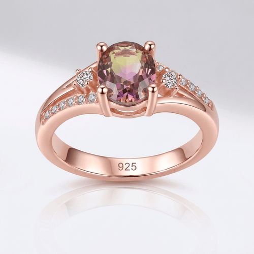 Mystic Topaz Rose Gold Ring by Rose & Oliver - product image 1